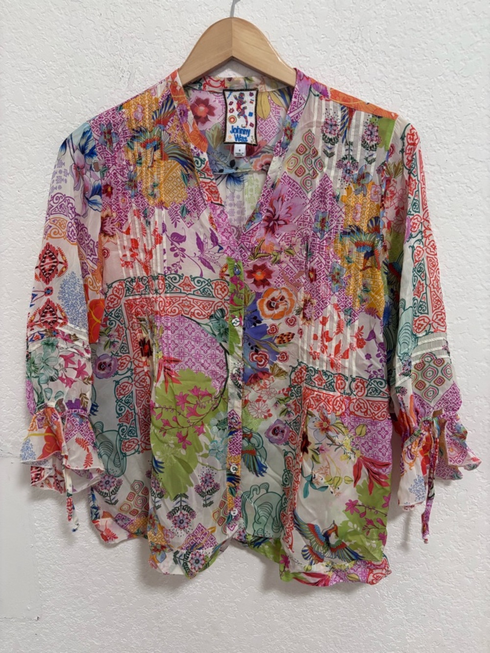 Johnny was vacanza blouse